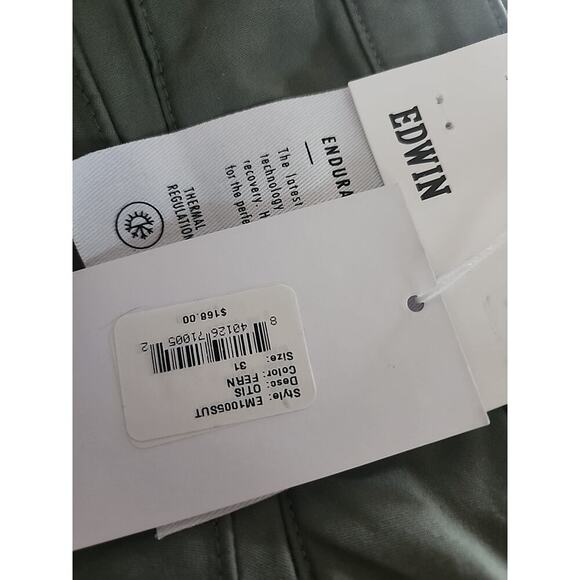 EDWIN OTIS STRAIGHT LEG ENDURANCE Chino Pants Men's Size 31 X 30 BEIGE A116 - Picture 6 of 6